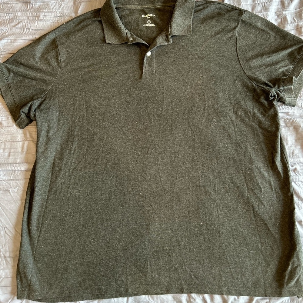 Goodfellow & co black polo shirt men’s XXL